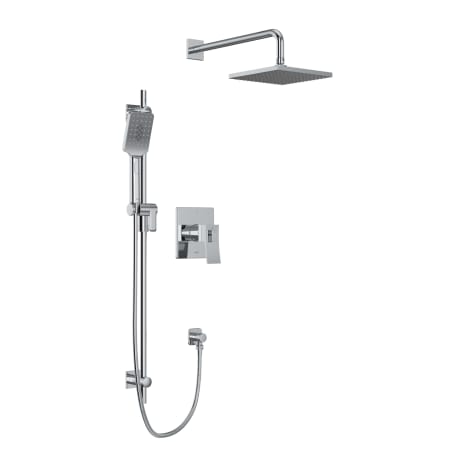 A large image of the Rohl ZENDO-TZOTQ23-KIT Chrome