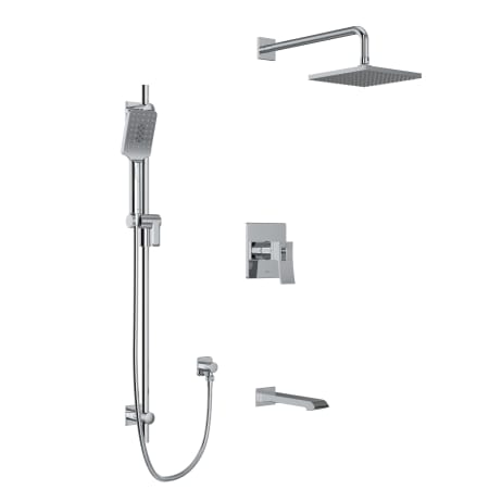 A large image of the Rohl ZENDO-TZOTQ45-KIT Chrome