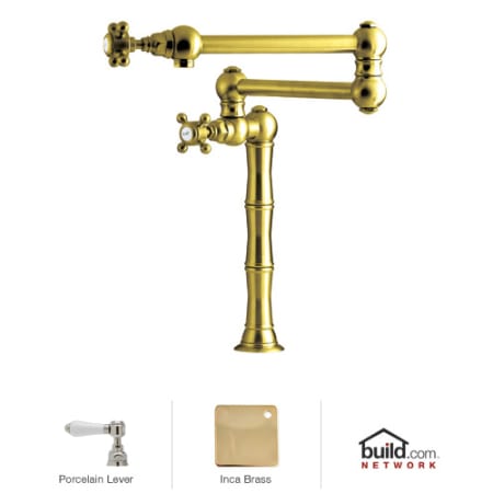 A large image of the Rohl A1452LP-2 Inca Brass