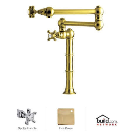A large image of the Rohl A1452X-2 Inca Brass