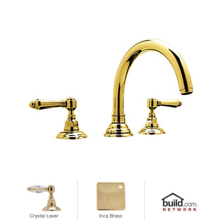 A large image of the Rohl A1462LC Inca Brass