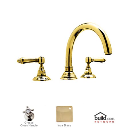 A large image of the Rohl A1462XC Inca Brass