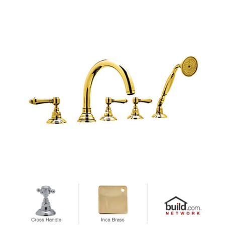 A large image of the Rohl A1463XM Inca Brass