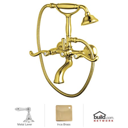 A large image of the Rohl A1701LM Inca Brass