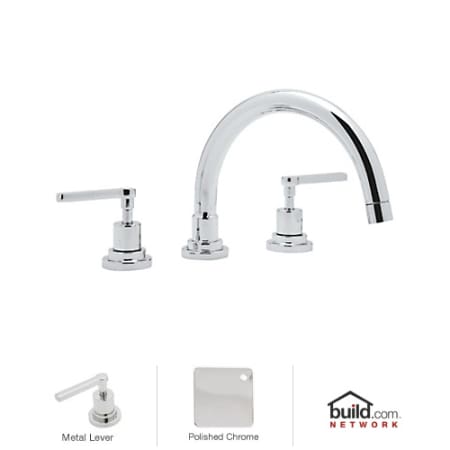 A large image of the Rohl A2254LM Polished Chrome