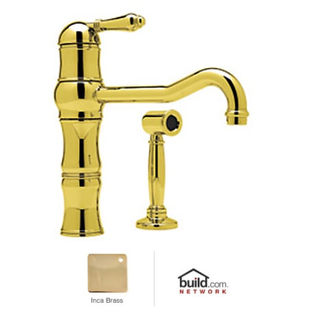 A large image of the Rohl A3479LMWS-2 Inca Brass