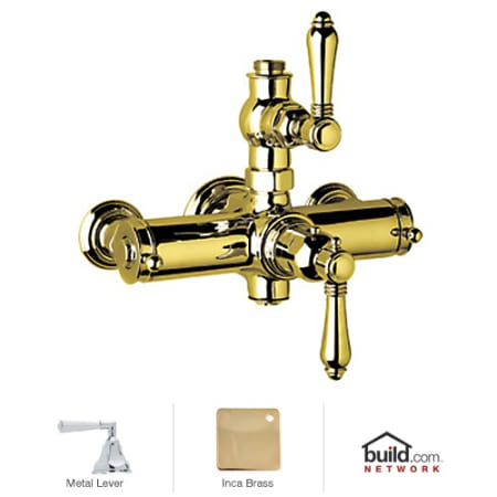 A large image of the Rohl A4917LH Inca Brass