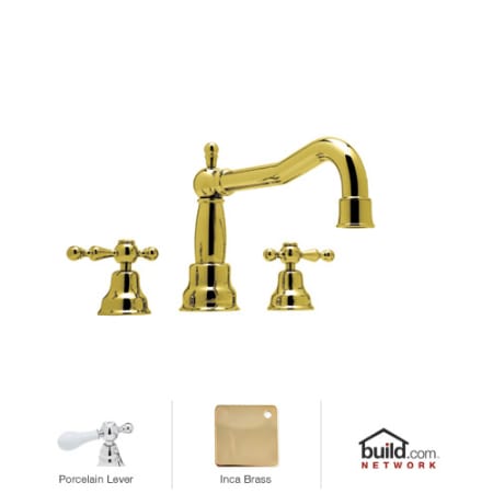 A large image of the Rohl AC252LP Inca Brass
