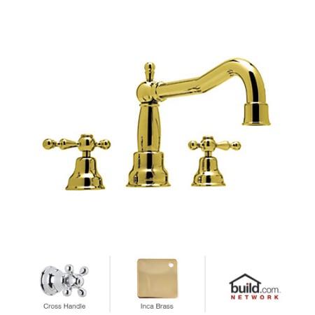 A large image of the Rohl AC252X Inca Brass