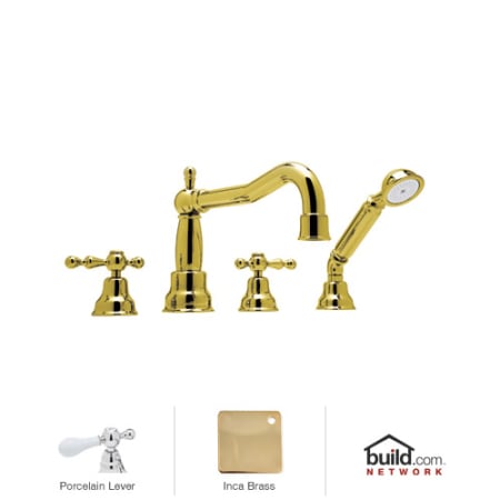 A large image of the Rohl AC262LP Inca Brass