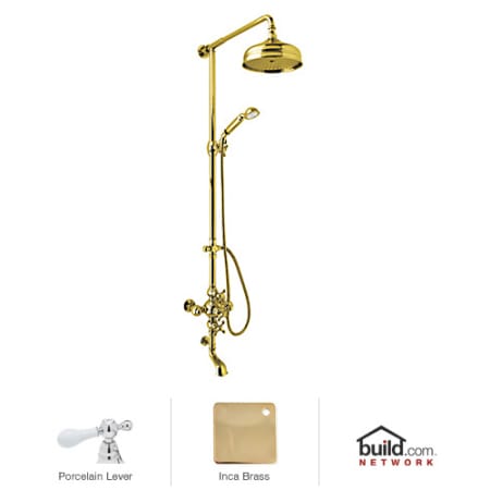 A large image of the Rohl AC414LP Inca Brass
