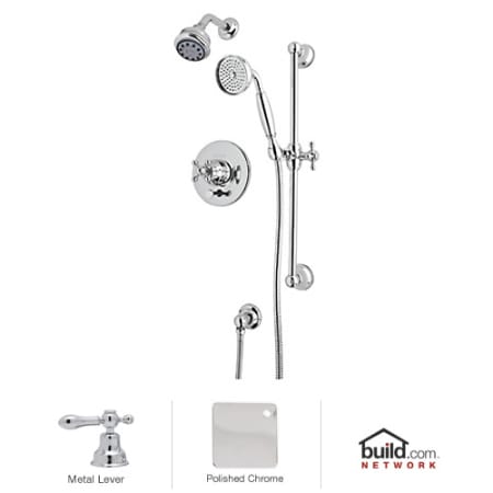 A large image of the Rohl ACKIT18L Polished Chrome