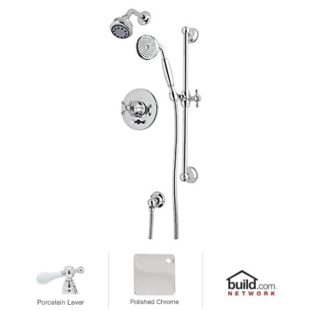 A large image of the Rohl ACKIT18LP Polished Chrome