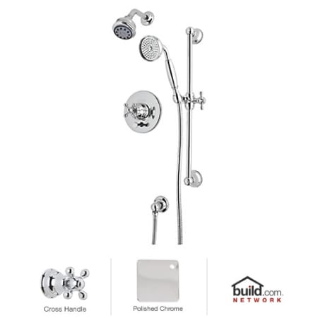 A large image of the Rohl ACKIT18X Polished Chrome