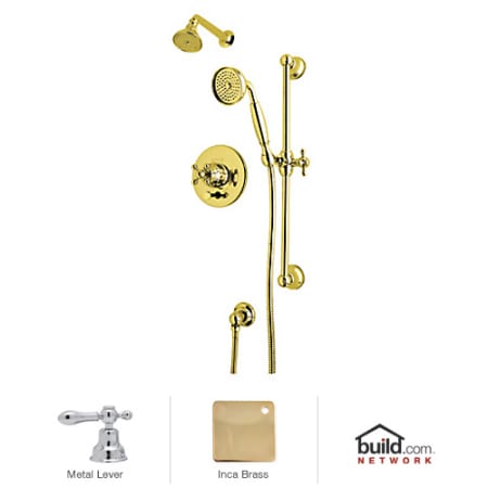 A large image of the Rohl ACKIT28LM Inca Brass