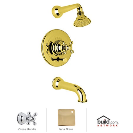 A large image of the Rohl ACKIT31X Inca Brass
