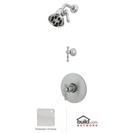 A large image of the Rohl ACKIT40L Polished Chrome