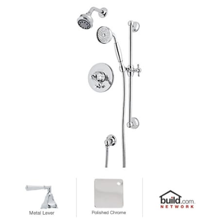 A large image of the Rohl AKIT20LH Polished Chrome