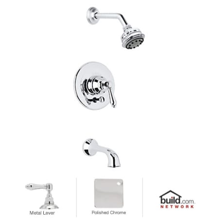 A large image of the Rohl AKIT22LM Polished Chrome