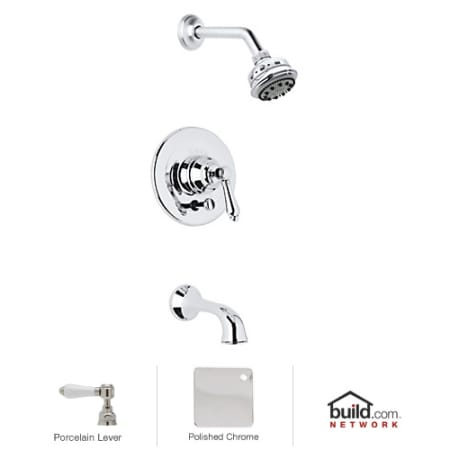 A large image of the Rohl AKIT22LP Polished Chrome