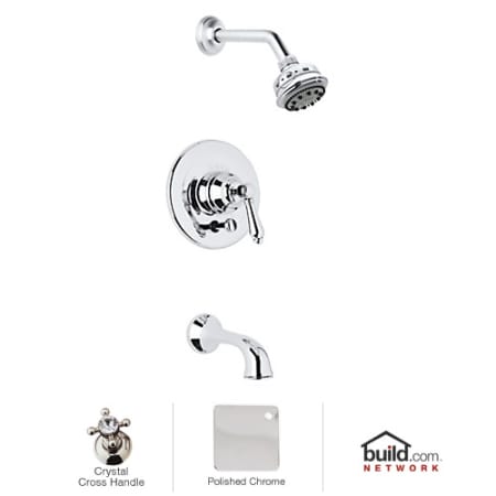 A large image of the Rohl AKIT22XC Polished Chrome