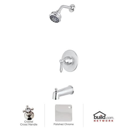 A large image of the Rohl AKIT26LC Polished Chrome