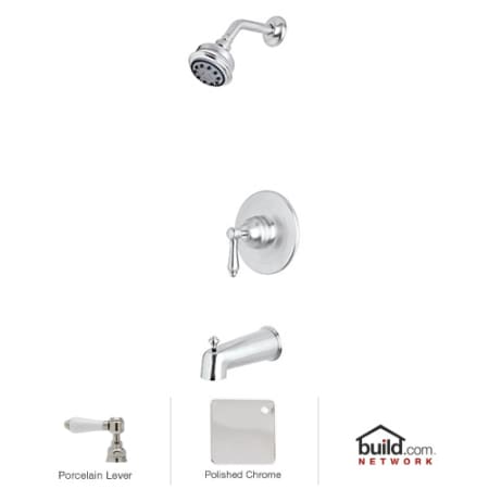 A large image of the Rohl AKIT26LP Polished Chrome
