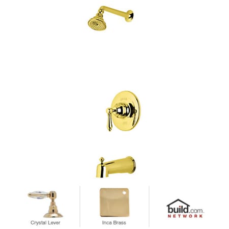A large image of the Rohl AKIT27LC Inca Brass