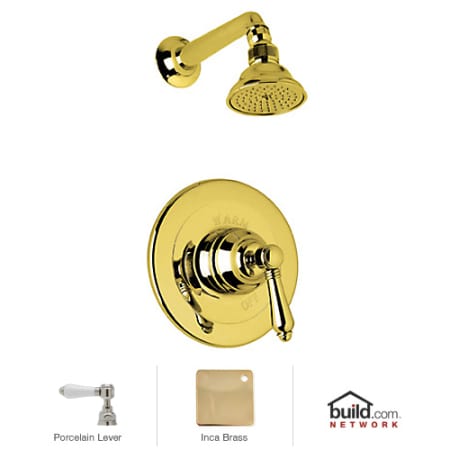 A large image of the Rohl AKIT31LP Inca Brass