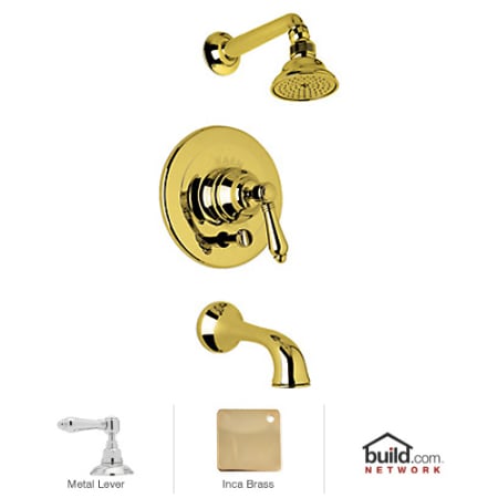 A large image of the Rohl AKIT32LM Inca Brass