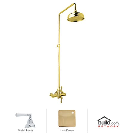 A large image of the Rohl AKIT49172LH Inca Brass