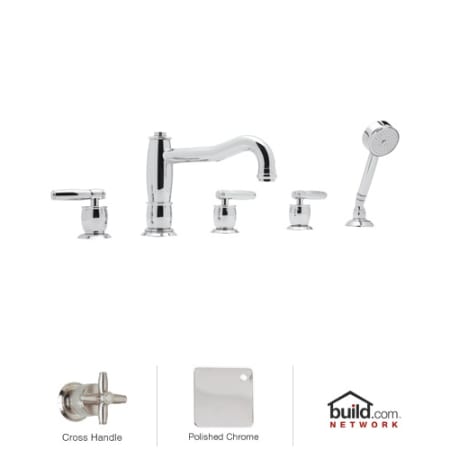 A large image of the Rohl MB1950XM Polished Chrome