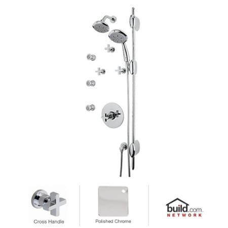 A large image of the Rohl MODKIT32X Polished Chrome