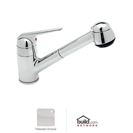 Rohl R3830APC Polished Chrome De Lux Kitchen Faucet with ...