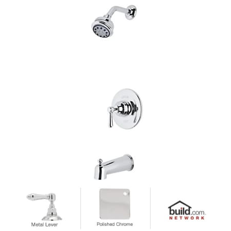 A large image of the Rohl RBKIT24LM Polished Chrome