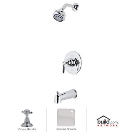 A large image of the Rohl RBKIT24XM Polished Chrome