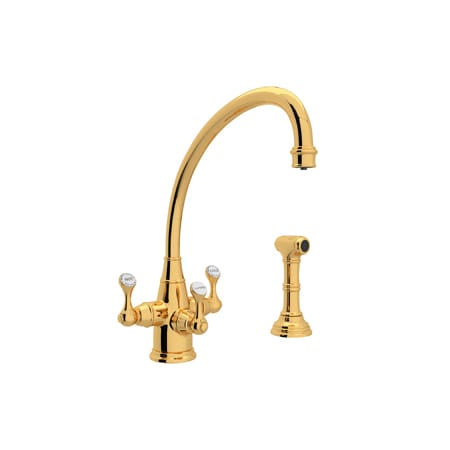 A large image of the Rohl U.1625L-2 Inca Brass
