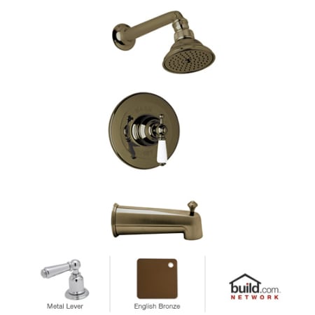 A large image of the Rohl U.KIT51L English Bronze