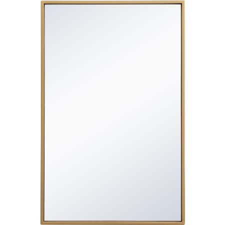 A large image of the Roseto EGMIR43072 Brass