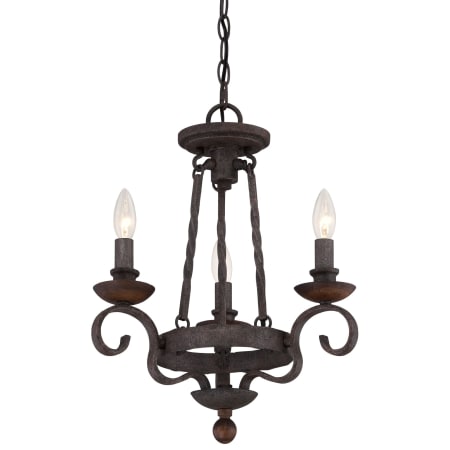 A large image of the Roseto QZCH5928 Rustic Black