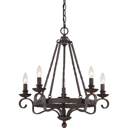 A large image of the Roseto QZCH6009 Rustic Black