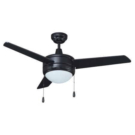 A large image of the RP Lighting and Fans Contempo IV LED Black / Black