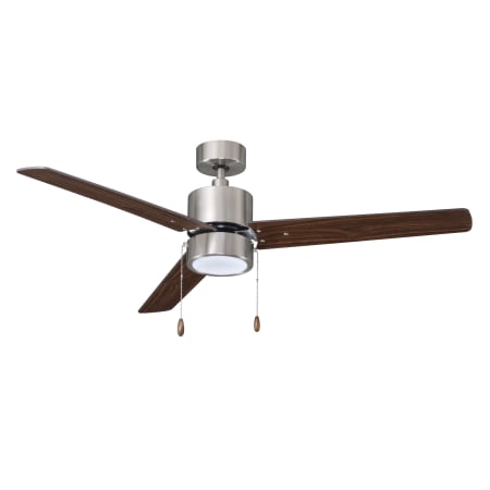 A large image of the RP Lighting and Fans Aldea III LED Brushed Nickel / Walnut