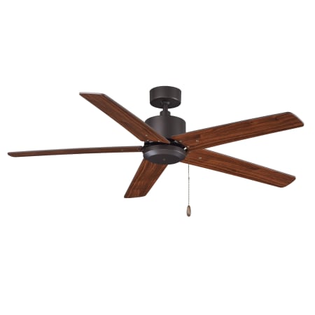 A large image of the RP Lighting and Fans Aldea VI Oil Rubbed Bronze / Walnut
