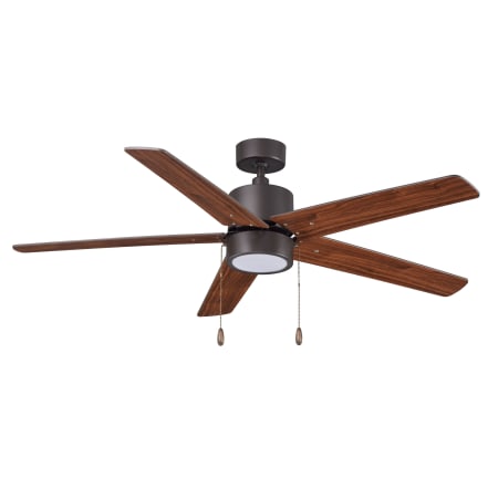 A large image of the RP Lighting and Fans Aldea VI LED Oil Rubbed Bronze / Walnut
