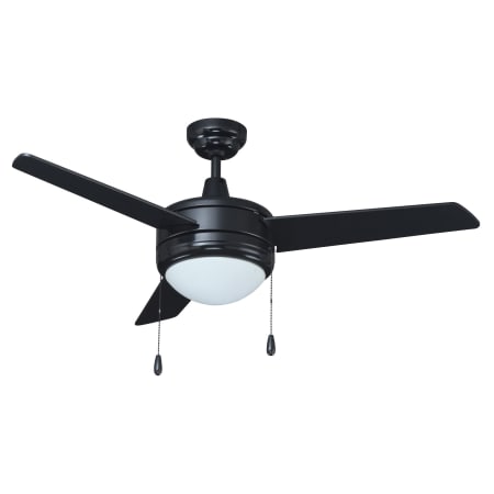A large image of the RP Lighting and Fans Contempo II Black / Black
