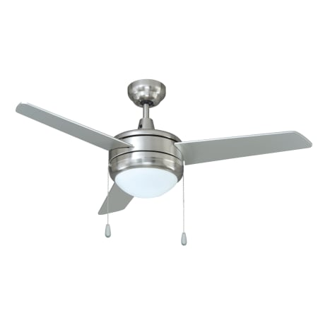A large image of the RP Lighting and Fans Contempo II Brushed Nickel / Brushed Nickel