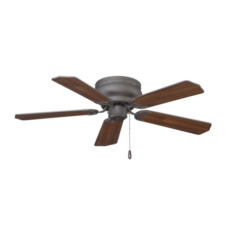 A large image of the RP Lighting and Fans Royal Knight Hugger 52 Oil Rubbed Bronze / Walnut