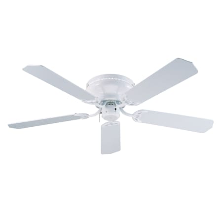 A large image of the RP Lighting and Fans Royal Knight Hugger 52 White / White