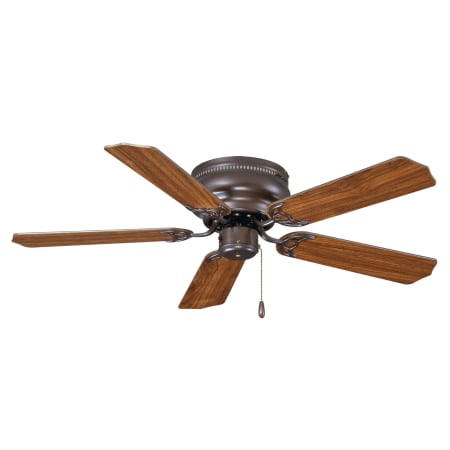 A large image of the RP Lighting and Fans Royal Knight Hugger 42 Oil Rubbed Bronze / Walnut